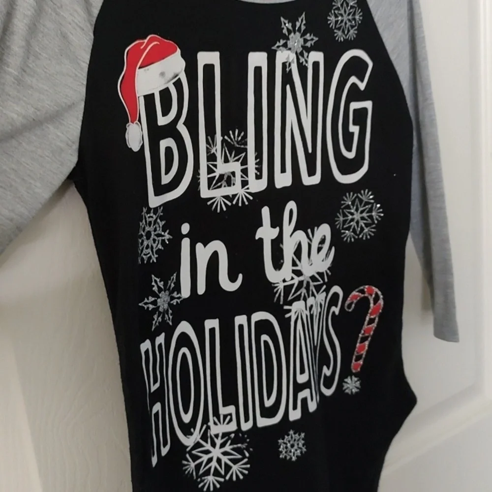 Black and Gray Holiday Shirt
